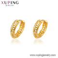 96536 Costume Xuping plaqué or 24K plaqué or style africain boucles d&#39;oreilles Huggie